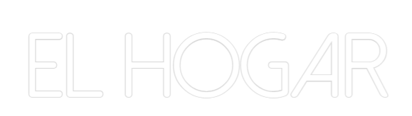 Neon personalizado: EL HOGAR