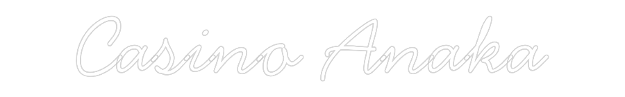 Neon personalizado: Casino Anaka