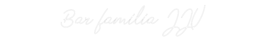 Neon personalizado: Bar familia JJU