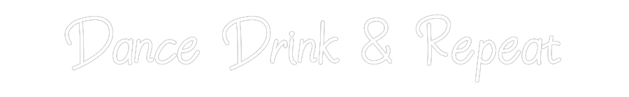 Neon personalizado: Dance Drink &...
