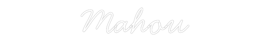 Neon personalizado: Mahou