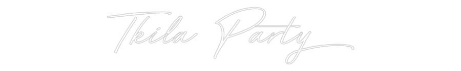 Neon personalizado: Tkila Party