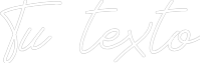 Neon personalizado: Tu texto