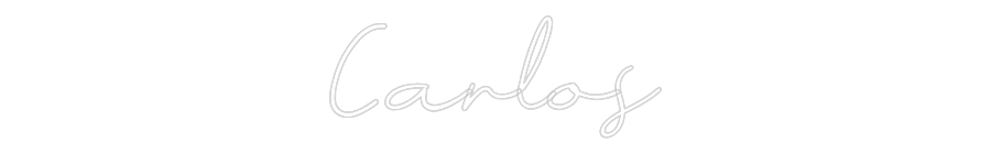 Neon personalizado: Carlos