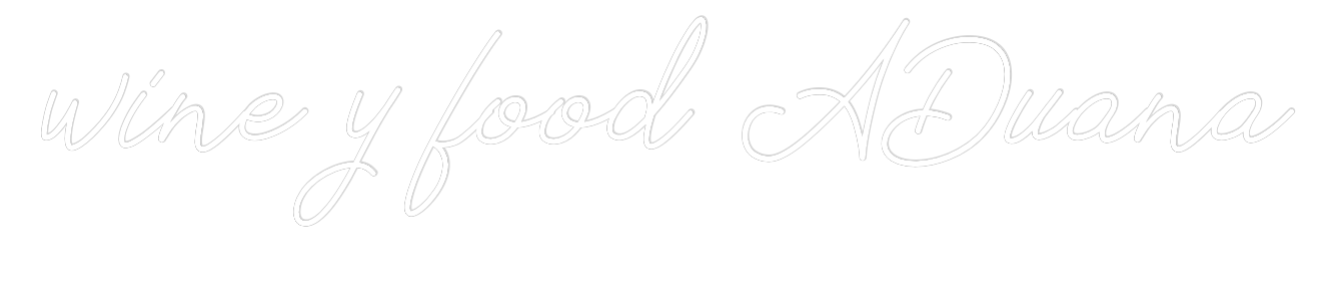 Neon personalizado: wine y food A...