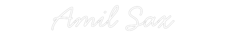 Neon personalizado: Amil Sax