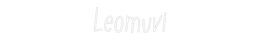 Neon personalizado: Leomuvi