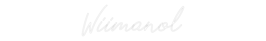 Neon personalizado: Wiimanol