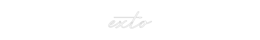 Neon personalizado: exto
