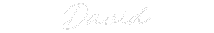 Neon personalizado: David