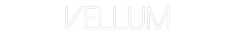 Neon personalizado: Vellum