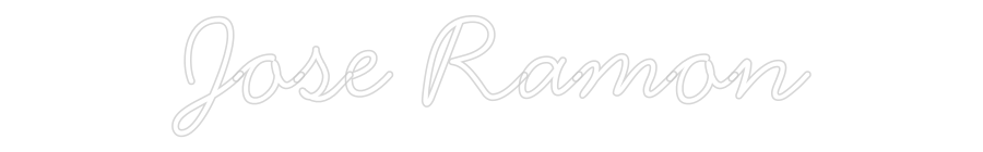Neon personalizado: Jose Ramon