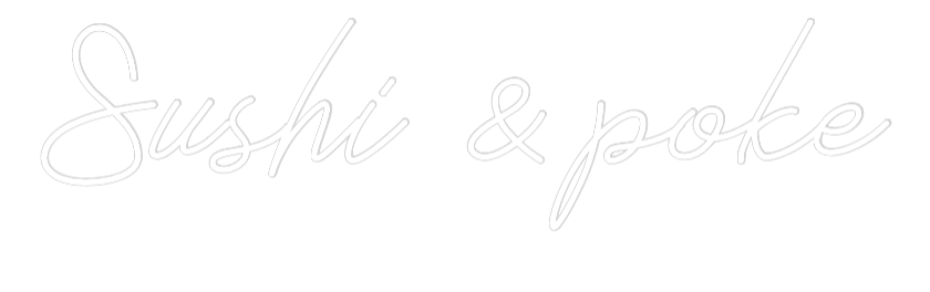 Neon personalizado: Sushi & poke