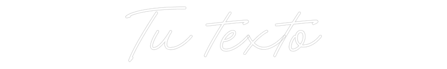 Neon personalizado: Tu texto