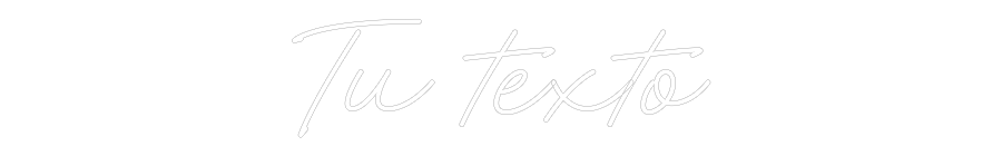 Neon personalizado: Tu texto