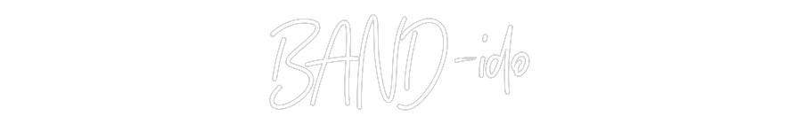 Neon personalizado: BAND-ido