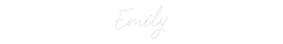 Neon personalizado: Emily