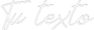 Neon personalizado: Tu texto