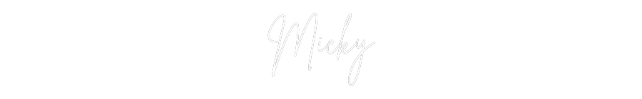 Neon personalizado: Micky
