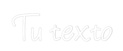 Neon personalizado: Tu texto