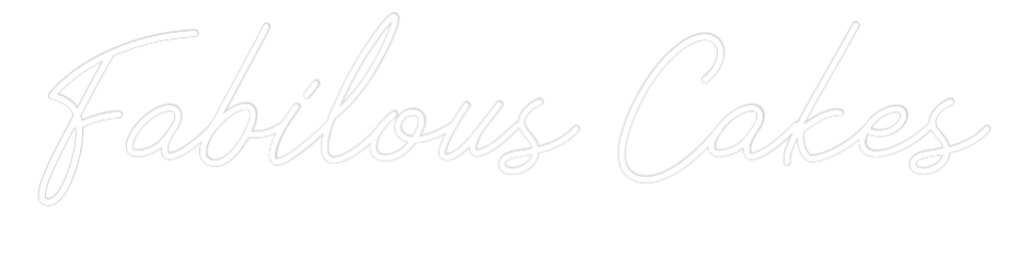 Neon personalizado: Fabilous Cakes