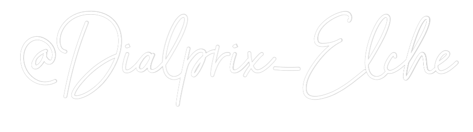 Neon personalizado: @Dialprix_Elche