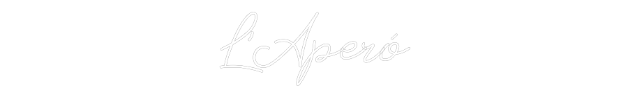 Neon personalizado: L'Aperó