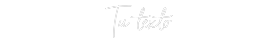 Neon personalizado: Tu texto
