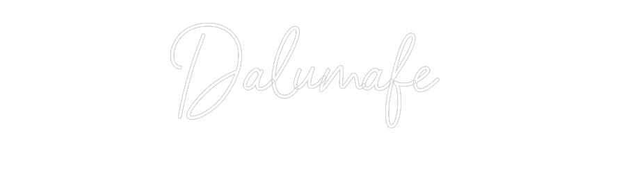 Neon personalizado: Dalumafe