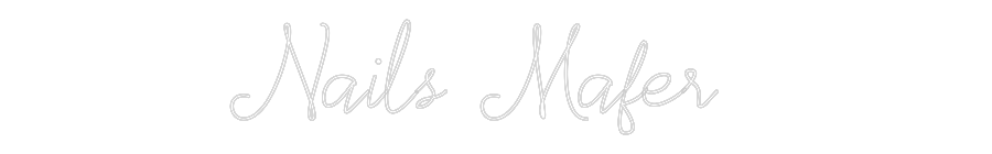 Neon personalizado: Nails Mafer