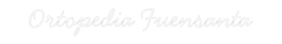 Neon personalizado: Ortopedia Fue...