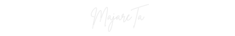 Neon personalizado: MajareTa