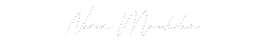 Neon personalizado: Nerea Mendiol...