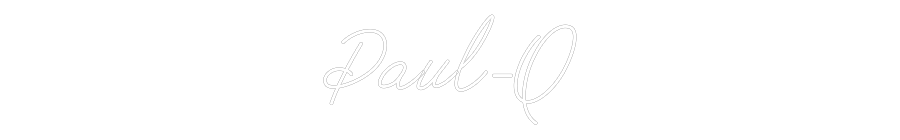 Neon personalizado: Paul-Q