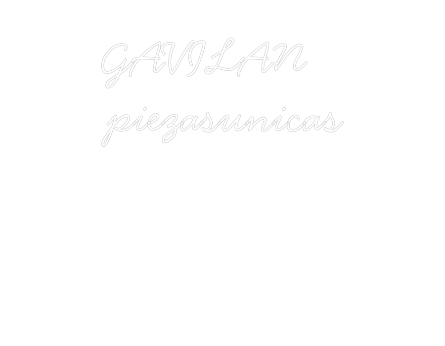 Neon personalizado: GAVILAN 
pie...