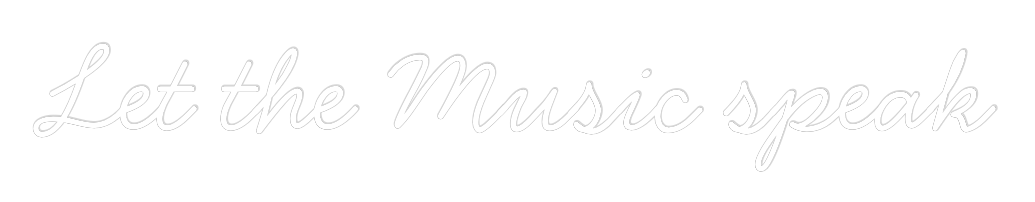 Neon personalizado: Let the Music...