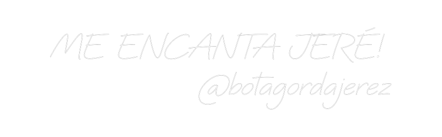 Neon personalizado: ME ENCANTA JE...