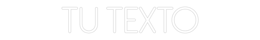 Neon personalizado: Tu texto