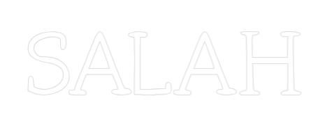 Neon personalizado: SALAH