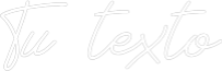 Neon personalizado: Tu texto