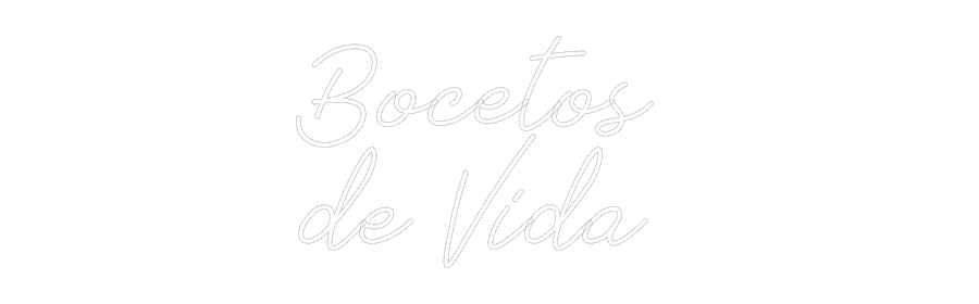 Neon personalizado: Bocetos 
de ...