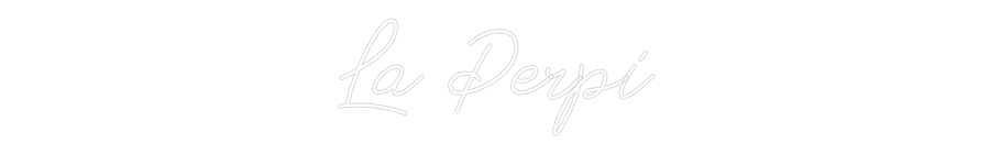 Neon personalizado: La Perpi