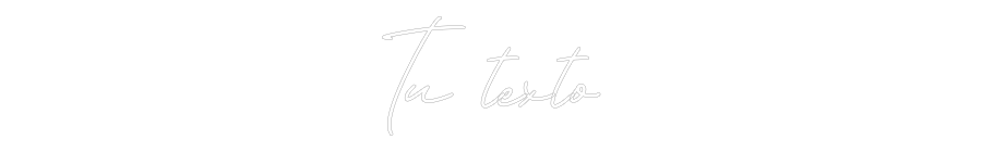 Neon personalizado: Tu texto