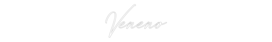Neon personalizado: Veneno