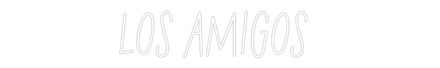Neon personalizado: LOS AMIGOS