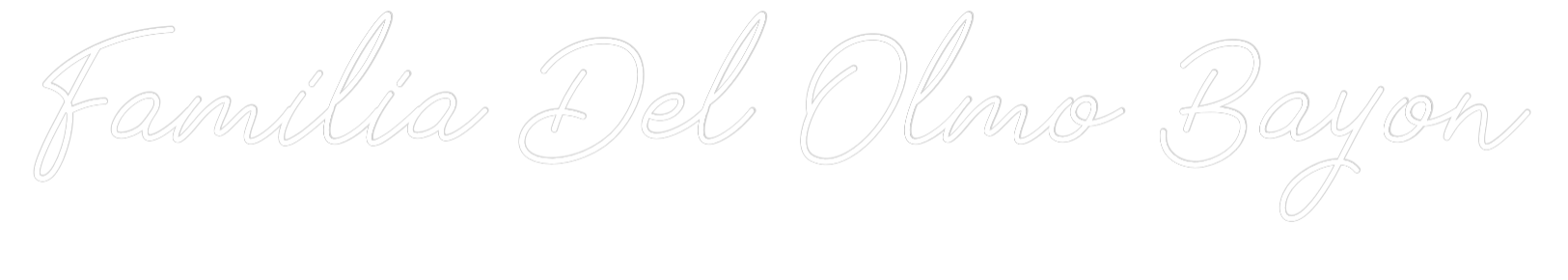 Neon personalizado: Familia Del O...
