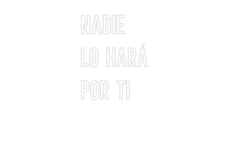 Neon personalizado: NADIE
LO HAR...