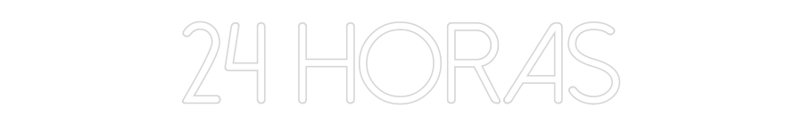 Neon personalizado: 24 horas
