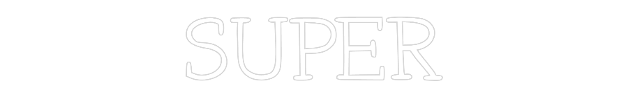 Neon personalizado: SUPER