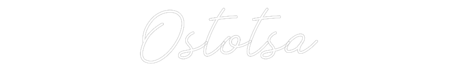 Neon personalizado: Ostotsa